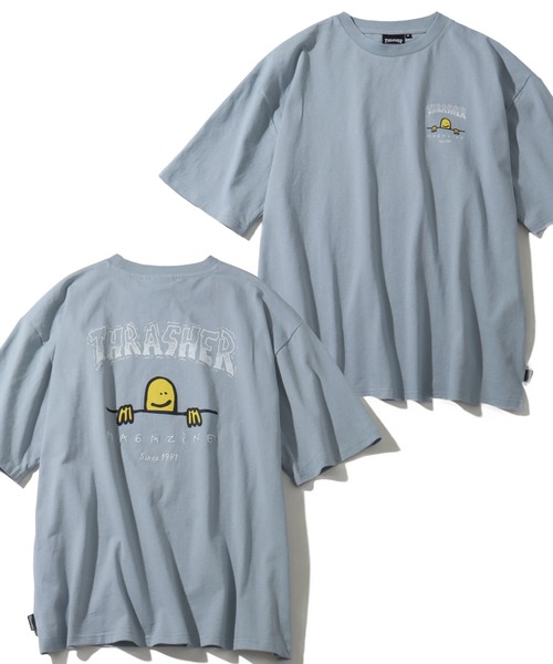 THRASHER(スラッシャー)の「【THRASHER/スラッシャー】マークゴンザレスコラボ バックプリント オーバーサイズ 半袖 Tシャツ(Tシャツ/カットソー・メンズ・ミント/サックスブルー/ホワイト/ブラック/杢グレー・M/L/XL)」の14枚目の写真