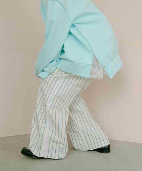 PILIT（ピリット）の「BIGスウェットプルオーバー（Tシャツ/カットソー・レディース・アイボリー/ブルー/イエロー/ピンク・MEDIUM）」の21枚目の写真