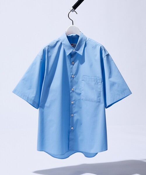 Traditional Weatherwear（トラディショナルウェザーウェア）の「【Traditional Weatherwear】KESWICK　ケズウィック ショートスリーブ シャツ/半袖シャツ（シャツ/ブラウス・メンズ・ホワイト/サックスブルー・M/L）」の2枚目の写真