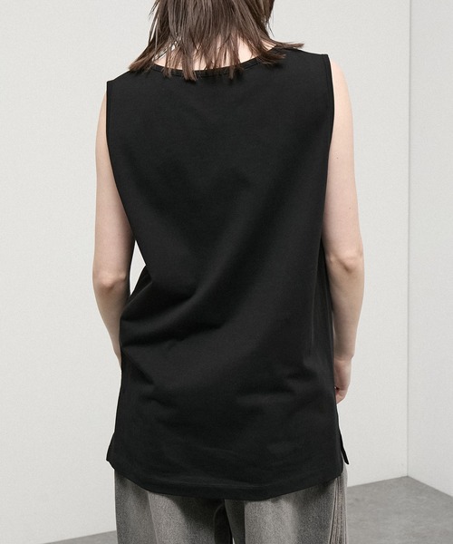 Alfred Alex(アルフレッドアレックス)の「【Alfred Alex】USA Cotton Loose Fit Tank / USAコットン ルーズフィット レイヤードタンクトップ(タンクトップ・メンズ・レッド系/ブラック/チャコールグレー/グリーン系/ホワイト・L/M)」の12枚目の写真