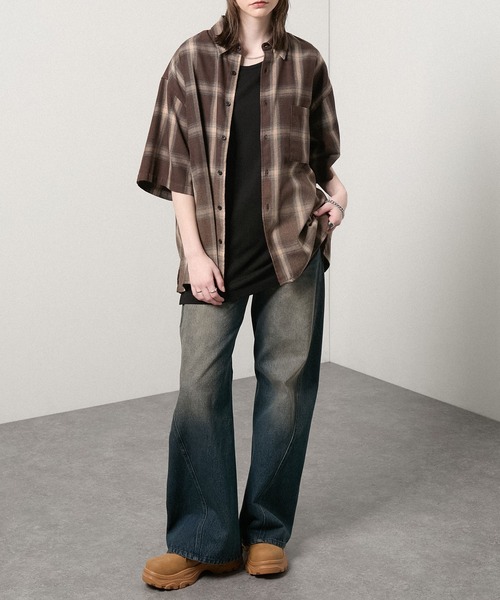 Alfred Alex(アルフレッドアレックス)の「【Alfred Alex】USA Cotton Loose Fit Tank / USAコットン ルーズフィット レイヤードタンクトップ(タンクトップ・メンズ・レッド系/ブラック/チャコールグレー/グリーン系/ホワイト・L/M)」の16枚目の写真