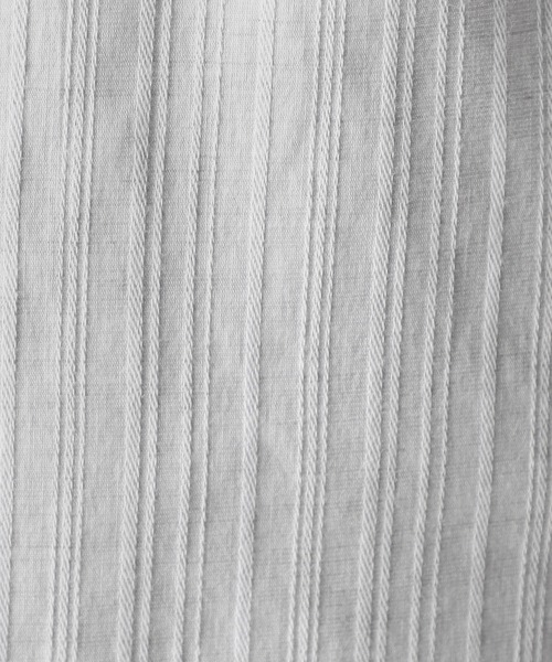 NICOLE CLUB FOR MEN（ニコルクラブフォーメン）の「リバーシブルドビー ７分袖スタンドカラーシャツ（シャツ/ブラウス・メンズ・ミント/トップグレー/ブルー/ネイビー系・MEDIUM/LARGE/X-LARGE/XX-LARGE）」の8枚目の写真