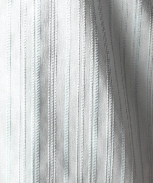 NICOLE CLUB FOR MEN（ニコルクラブフォーメン）の「リバーシブルドビー ７分袖スタンドカラーシャツ（シャツ/ブラウス・メンズ・ミント/トップグレー/ブルー/ネイビー系・MEDIUM/LARGE/X-LARGE/XX-LARGE）」の10枚目の写真