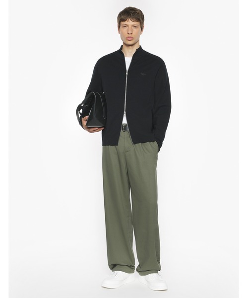 Maison Kitsune(メゾンキツネ)の「TECHNICAL MERINO WOOL KNITTED JACKET(その他アウター・メンズ・ブラック・S)」の3枚目の写真