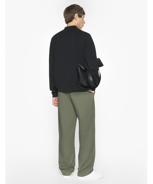 Maison Kitsune(メゾンキツネ)の「TECHNICAL MERINO WOOL KNITTED JACKET(その他アウター・メンズ・ブラック・S)」の4枚目の写真