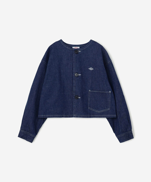 DANTON（ダントン）の「◇【DANTON】BIG デニムカバーオール NDM WOMEN