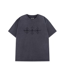 Tシャツ|Vintage Wash Embroidery Cross Tee|SUPPLIER