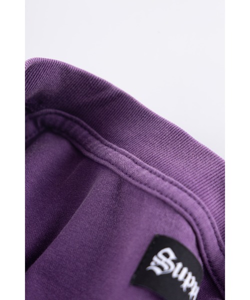 SUPPLIER(サプライヤー)の「Tシャツ|Vintage Wash Embroidery Cross Tee|SUPPLIER(Tシャツ/カットソー・メンズ・パープル/ブラック・SMALL/XX-LARGE/X-LARGE/LARGE/MEDIUM)」の14枚目の写真