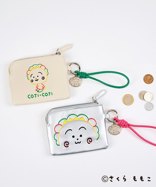 studio CLIP（スタディオクリップ）の「刺繍コンパクト財布[COJI‐COJIコラボ2026]（財布・レディース・その他2/アイボリー・FREE）」の3枚目の写真