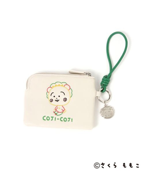 studio CLIP（スタディオクリップ）の「刺繍コンパクト財布[COJI‐COJIコラボ2026]（財布・レディース・その他2/アイボリー・FREE）」の5枚目の写真