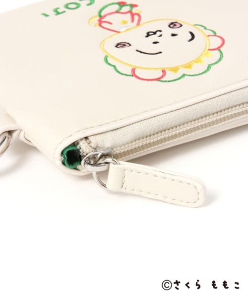 studio CLIP（スタディオクリップ）の「刺繍コンパクト財布[COJI‐COJIコラボ2026]（財布・レディース・その他2/アイボリー・FREE）」の7枚目の写真