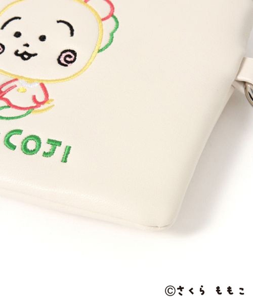 studio CLIP（スタディオクリップ）の「刺繍コンパクト財布[COJI‐COJIコラボ2026]（財布・レディース・その他2/アイボリー・FREE）」の8枚目の写真