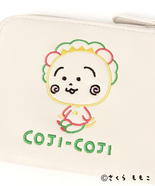 studio CLIP（スタディオクリップ）の「刺繍コンパクト財布[COJI‐COJIコラボ2026]（財布・レディース・その他2/アイボリー・FREE）」の9枚目の写真