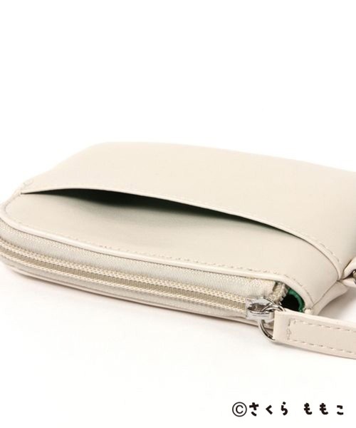 studio CLIP（スタディオクリップ）の「刺繍コンパクト財布[COJI‐COJIコラボ2026]（財布・レディース・その他2/アイボリー・FREE）」の13枚目の写真