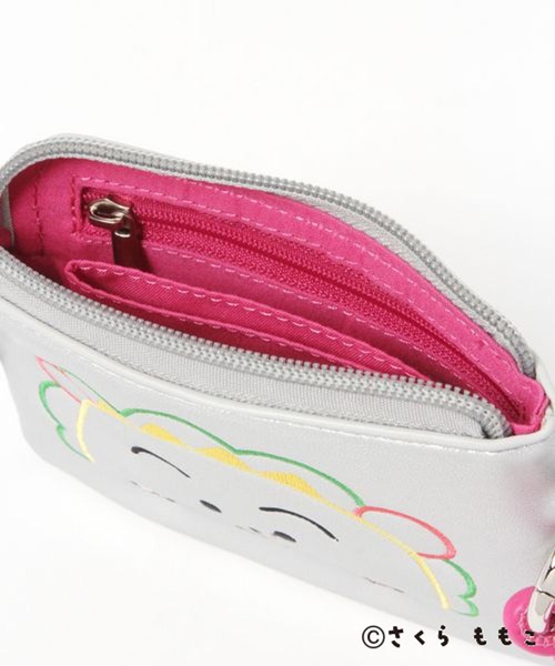 studio CLIP（スタディオクリップ）の「刺繍コンパクト財布[COJI‐COJIコラボ2026]（財布・レディース・その他2/アイボリー・FREE）」の18枚目の写真