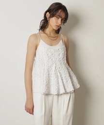 CADUNE | リボンレースキャミ(シャツ/ブラウス)