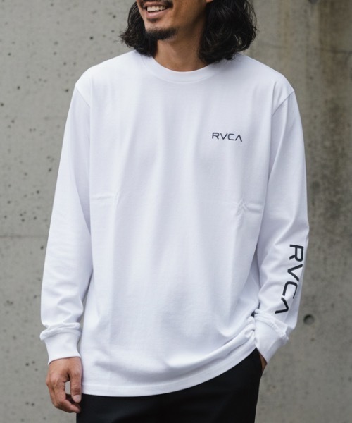 RVCA（ルーカ）の「RVCA メンズ CLOSED BUSINESS SFLT 長袖サーフTシャツ 【2026年春夏モデル】（Tシャツ/カットソー・メンズ・ホワイト/グレー/ブラック・X-LARGE/LARGE/MEDIUM/SMALL）」の2枚目の写真