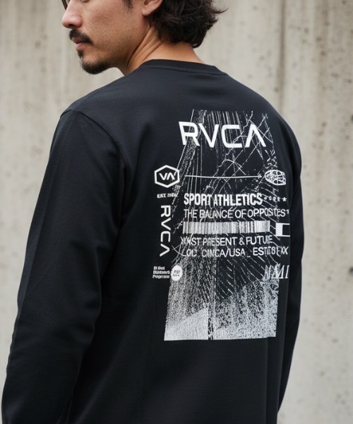 RVCA メンズ CLOSED BUSINESS SFLT 長袖サーフTシャツ 【2026年春夏