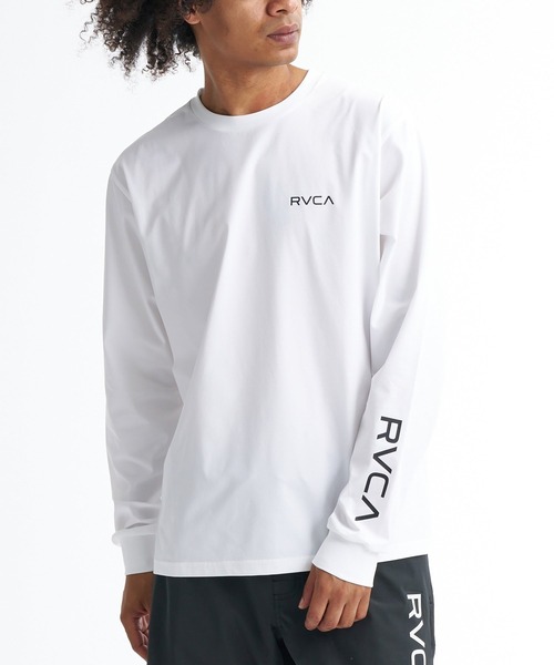RVCA（ルーカ）の「RVCA メンズ CLOSED BUSINESS SFLT 長袖サーフTシャツ 【2026年春夏モデル】（Tシャツ/カットソー・メンズ・ホワイト/グレー/ブラック・X-LARGE/LARGE/MEDIUM/SMALL）」の13枚目の写真