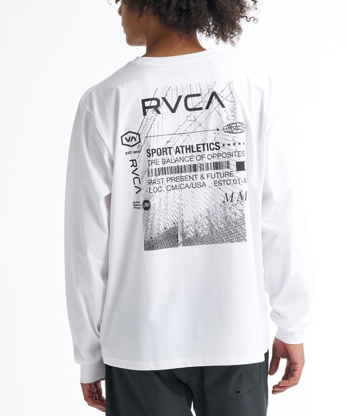 RVCA（ルーカ）の「RVCA メンズ CLOSED BUSINESS SFLT 長袖サーフTシャツ 【2026年春夏モデル】（Tシャツ/カットソー・メンズ・ホワイト/グレー/ブラック・X-LARGE/LARGE/MEDIUM/SMALL）」の12枚目の写真