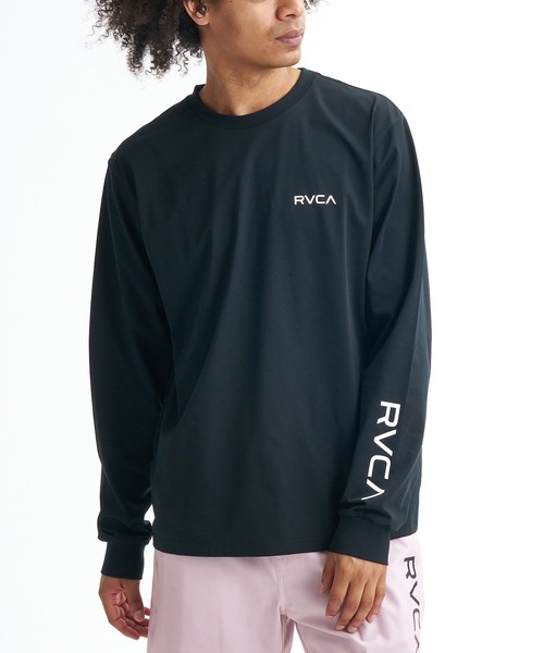 RVCA（ルーカ）の「RVCA メンズ CLOSED BUSINESS SFLT 長袖サーフTシャツ 【2026年春夏モデル】（Tシャツ/カットソー・メンズ・ホワイト/グレー/ブラック・X-LARGE/LARGE/MEDIUM/SMALL）」の11枚目の写真