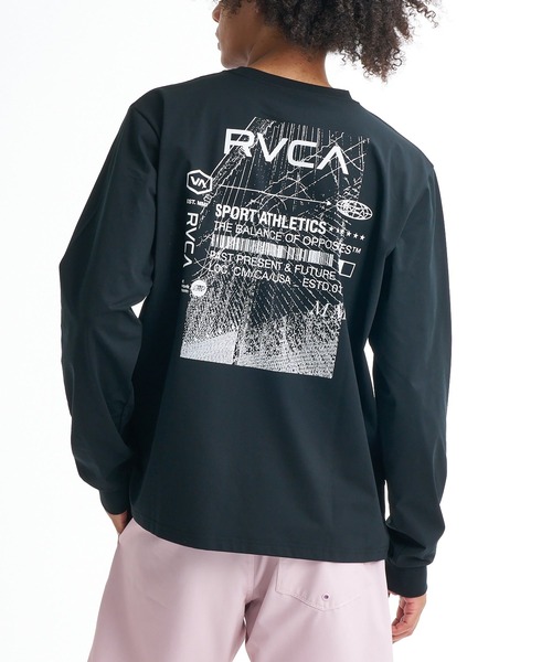 RVCA（ルーカ）の「RVCA メンズ CLOSED BUSINESS SFLT 長袖サーフTシャツ 【2026年春夏モデル】（Tシャツ/カットソー・メンズ・ホワイト/グレー/ブラック・X-LARGE/LARGE/MEDIUM/SMALL）」の10枚目の写真