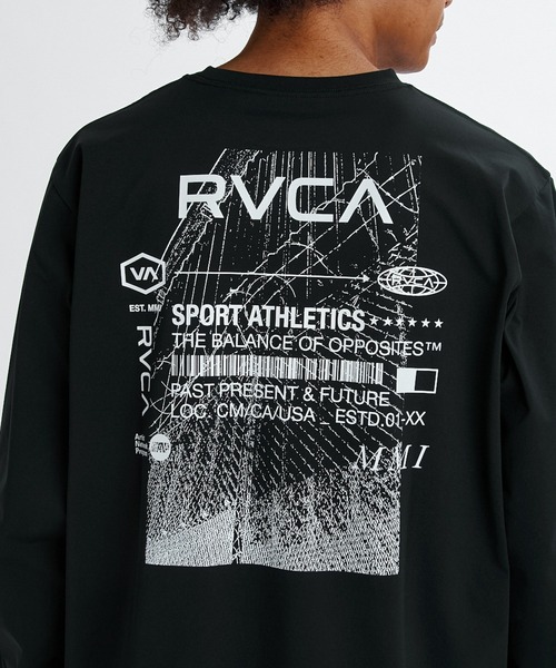 RVCA（ルーカ）の「RVCA メンズ CLOSED BUSINESS SFLT 長袖サーフTシャツ 【2026年春夏モデル】（Tシャツ/カットソー・メンズ・ホワイト/グレー/ブラック・X-LARGE/LARGE/MEDIUM/SMALL）」の7枚目の写真