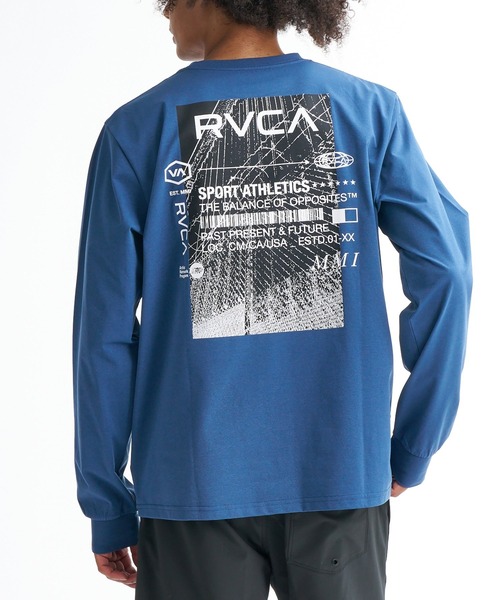 RVCA（ルーカ）の「RVCA メンズ CLOSED BUSINESS SFLT 長袖サーフTシャツ 【2026年春夏モデル】（Tシャツ/カットソー・メンズ・ホワイト/グレー/ブラック・X-LARGE/LARGE/MEDIUM/SMALL）」の4枚目の写真