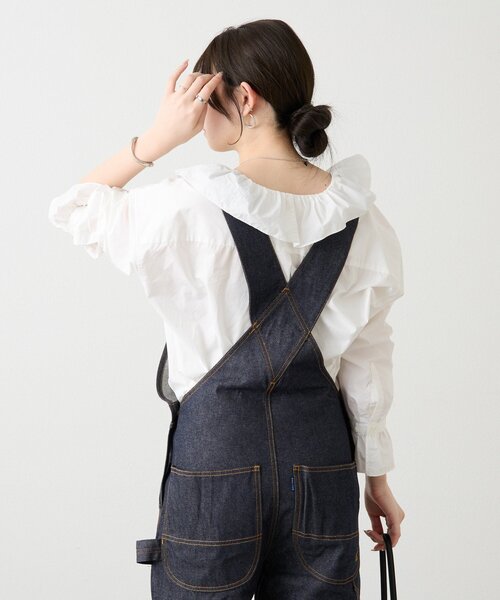 russet（ラシット）の「ラッフルシャツ（シャツ/ブラウス・レディース・ブラック/ホワイト・FREE）」の14枚目の写真