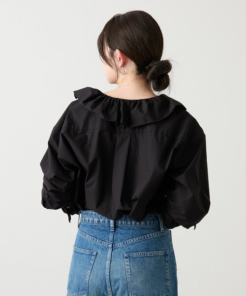 russet（ラシット）の「ラッフルシャツ（シャツ/ブラウス・レディース・ブラック/ホワイト・FREE）」の19枚目の写真