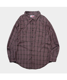 SOMEPLACE MAN（サムプレイス・マン）の「オーバーサイズフォレストシティボーイグラデーションオーシャンチェックシャツ_2COLOR（シャツ/ブラウス）」