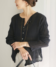 plage | LES ATELIERS FRANCAIS DE CONFECTION 別注 OPEN BTN 2WAY ブラウス(シャツ/ブラウス)