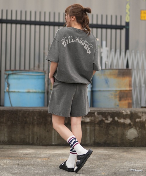 BILLABONG(ビラボン)の「BILLABONG/ビラボン レディース ショートパンツ ARCH LOGO SWEAT SHORTS BG013U04(その他パンツ・レディース・スミクロ/ライトブルー・M/L)」の6枚目の写真