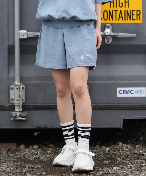 BILLABONG(ビラボン)の「BILLABONG/ビラボン レディース ショートパンツ ARCH LOGO SWEAT SHORTS BG013U04(その他パンツ・レディース・スミクロ/ライトブルー・M/L)」の10枚目の写真