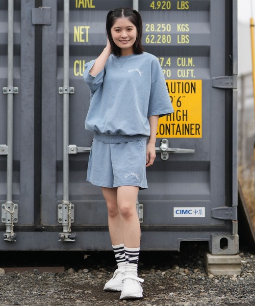 BILLABONG(ビラボン)の「BILLABONG/ビラボン レディース ショートパンツ ARCH LOGO SWEAT SHORTS BG013U04(その他パンツ・レディース・スミクロ/ライトブルー・M/L)」の12枚目の写真