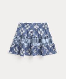 POLO RALPH LAUREN CHILDRENSWEAR（ポロ ラルフ ローレン チルドレンズウェア）の「チェック ティアード コットン ジャージー スカート（スカート）」