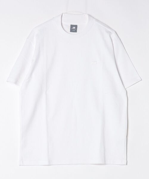 NEW BALANCE(ニューバランス)の「【別注】ニューバランス New Balance シューパッチレギュラーTシャツ 限定コラボ(Tシャツ/カットソー・メンズ・ホワイト/ブラック・S/M/LL/L)」の1枚目の写真