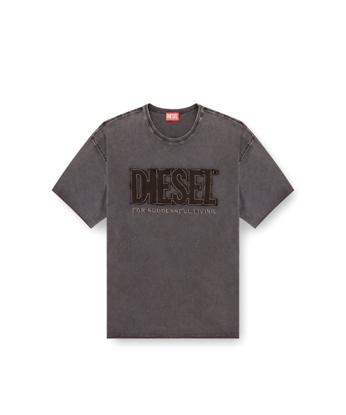 DIESEL(ディーゼル)の「メンズ Tシャツ T-RAWBOXT(Tシャツ/カットソー・メンズ・グレー系その他/ブラック・LARGE/XX-LARGE/X-SMALL/X-LARGE/SMALL/XXX-LARGE/MEDIUM)」の4枚目の写真