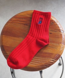 cepo（セポ）の「【BLUEDY / ブルーディ】クマ刺繍リブソックス（ソックス/靴下）」