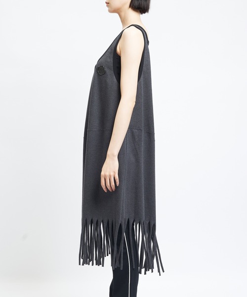 gomme(ゴム)の「フリンジワンピース(ワンピース・レディース・チャコールグレー/ブラック・MEDIUM)」の11枚目の写真