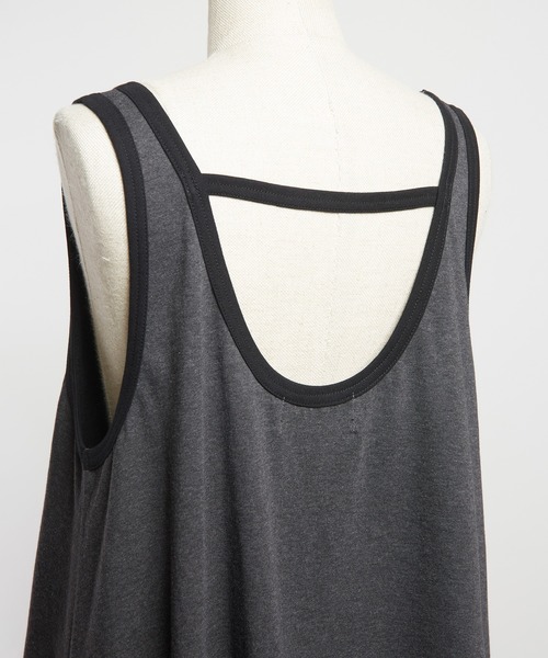 gomme(ゴム)の「フリンジワンピース(ワンピース・レディース・チャコールグレー/ブラック・MEDIUM)」の21枚目の写真