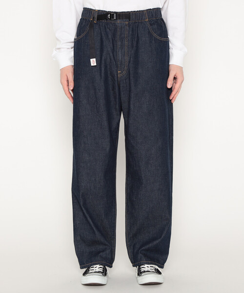 DANTON（ダントン）の「Men's Color Denim Belted Easy Pants（デニムパンツ・メンズ・ブルー/アイボリー/ダークインディゴブルー/チャコール・40/38/42/44）」の4枚目の写真