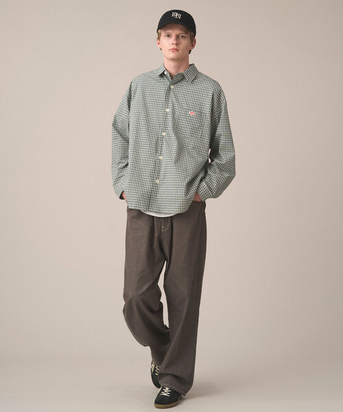 DANTON（ダントン）の「Men's Color Denim Belted Easy Pants（デニムパンツ・メンズ・ブルー/アイボリー/ダークインディゴブルー/チャコール・40/38/42/44）」の6枚目の写真