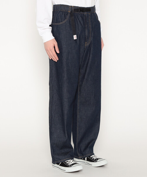 DANTON（ダントン）の「Men's Color Denim Belted Easy Pants（デニムパンツ・メンズ・ブルー/アイボリー/ダークインディゴブルー/チャコール・40/38/42/44）」の8枚目の写真