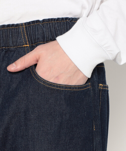 DANTON（ダントン）の「Men's Color Denim Belted Easy Pants（デニムパンツ・メンズ・ブルー/アイボリー/ダークインディゴブルー/チャコール・40/38/42/44）」の13枚目の写真