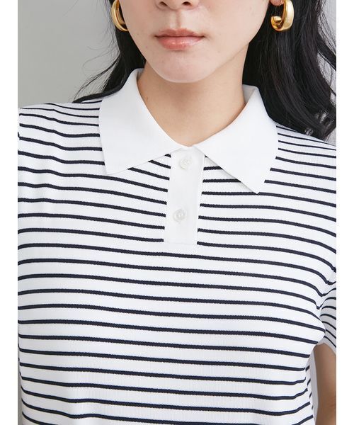 Mila Owen（ミラオーウェン）の「ストレートポロワンピース（ワンピース・レディース・ブラック/その他/ライム・0/1）」の11枚目の写真