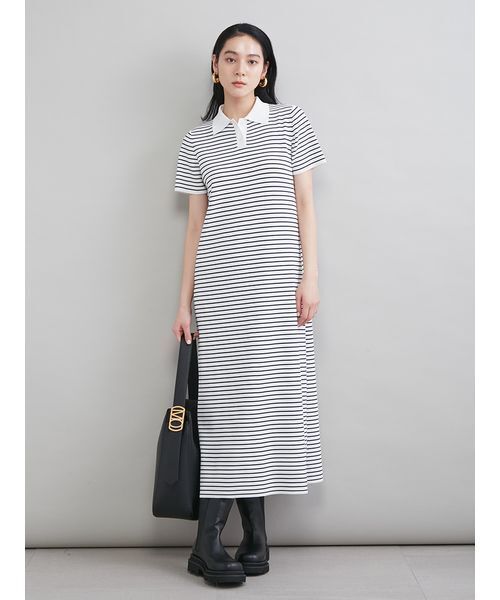 Mila Owen（ミラオーウェン）の「ストレートポロワンピース（ワンピース・レディース・ブラック/その他/ライム・0/1）」の15枚目の写真