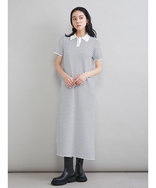 Mila Owen（ミラオーウェン）の「ストレートポロワンピース（ワンピース・レディース・ブラック/その他/ライム・0/1）」の17枚目の写真
