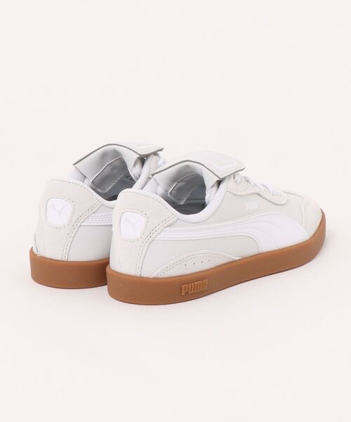 PUMA(プーマ)の「PUMA プーマ CLUB AZURA LS【折り返しタン取り外し可能/スペアレース付き】レディーススニーカー(クラブアズーラLS) 407405(スニーカー・レディース・ライトグレー/ホワイト・25.0cm/24.5cm/24.0cm/23.5cm/23.0cm/22.5cm)」の3枚目の写真