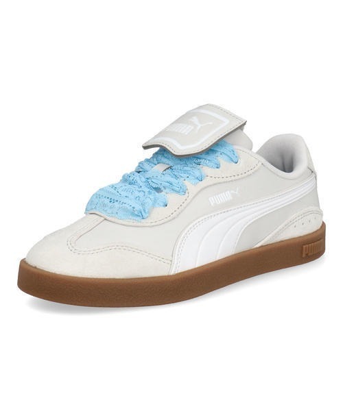 PUMA(プーマ)の「PUMA プーマ CLUB AZURA LS【折り返しタン取り外し可能/スペアレース付き】レディーススニーカー(クラブアズーラLS) 407405(スニーカー・レディース・ライトグレー/ホワイト・25.0cm/24.5cm/24.0cm/23.5cm/23.0cm/22.5cm)」の6枚目の写真